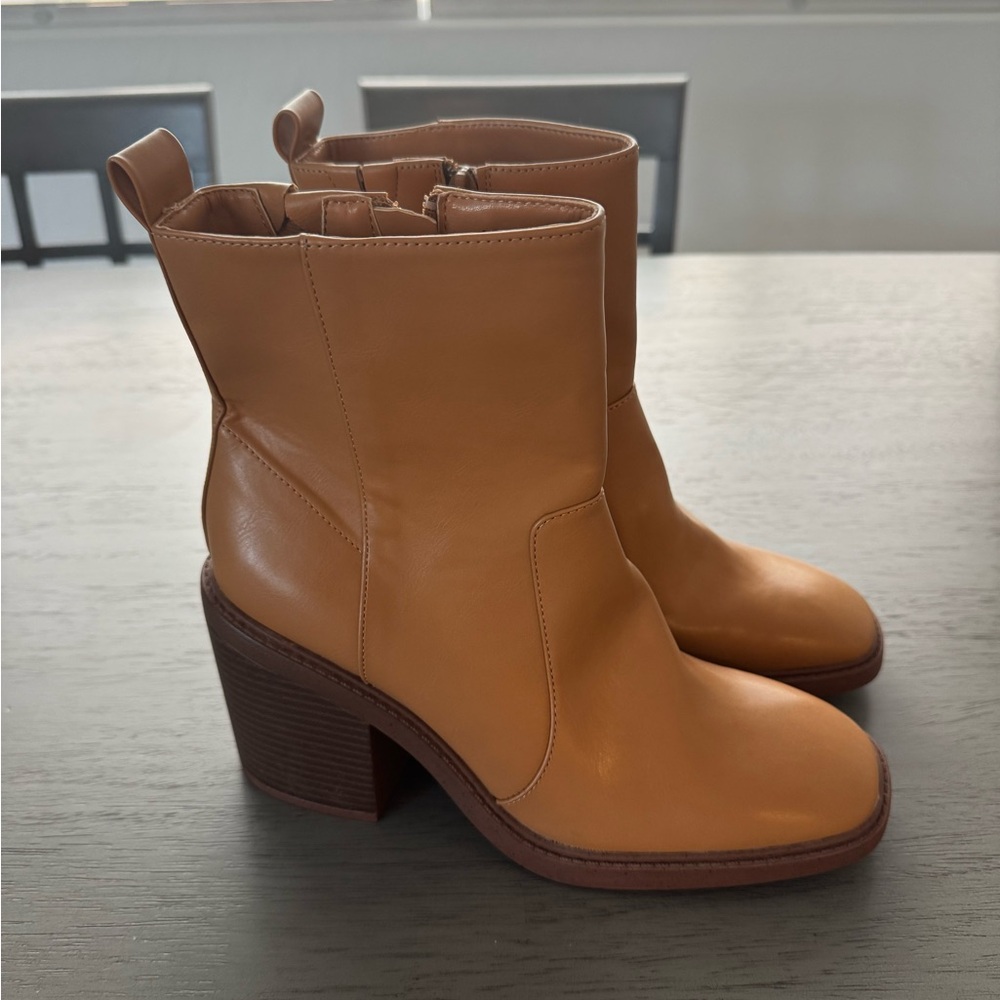 Kenzie Camel Ankle Booties